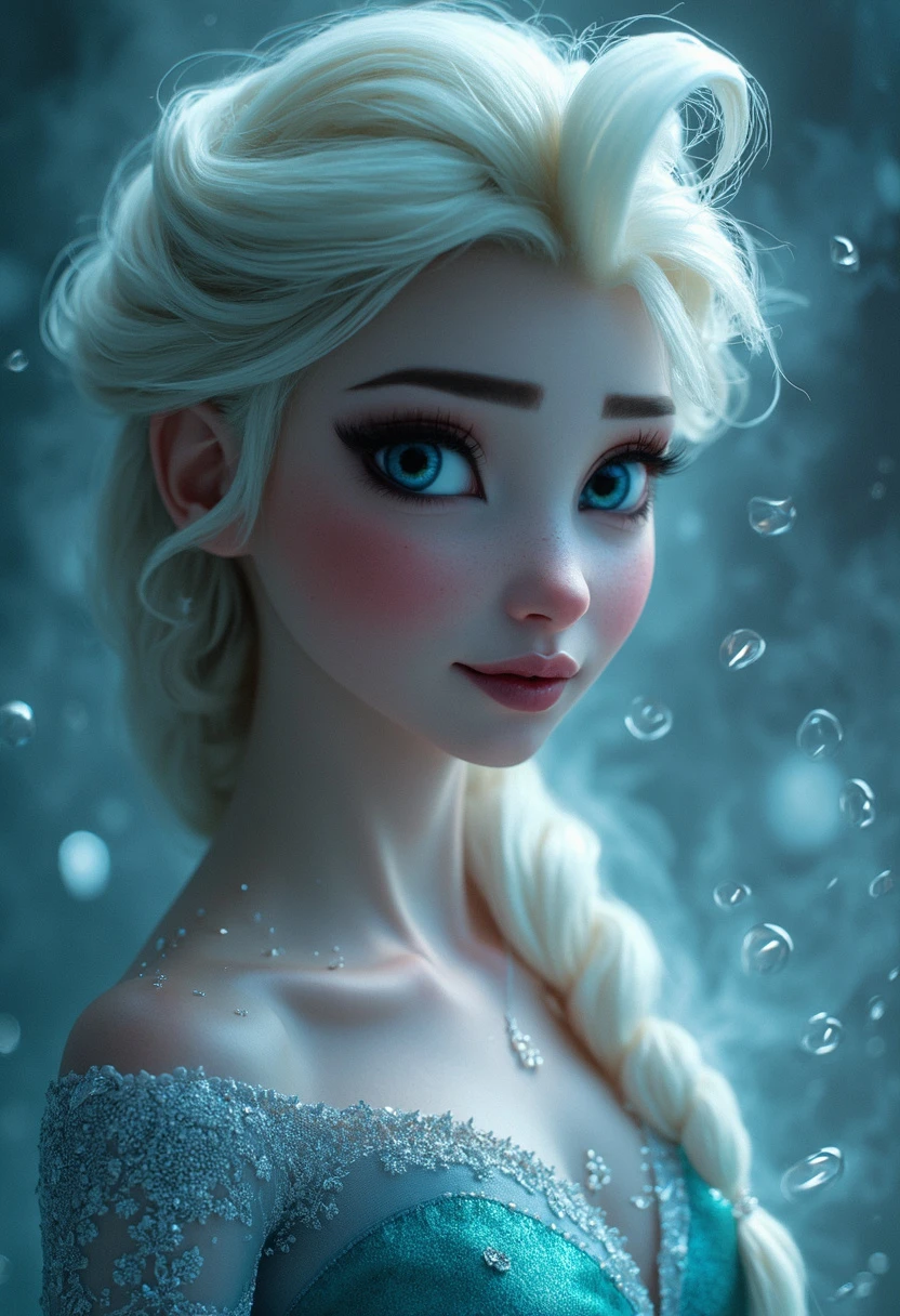 Elsa from Frozen, extreme detailed photorealistic,... - FluxPro.art