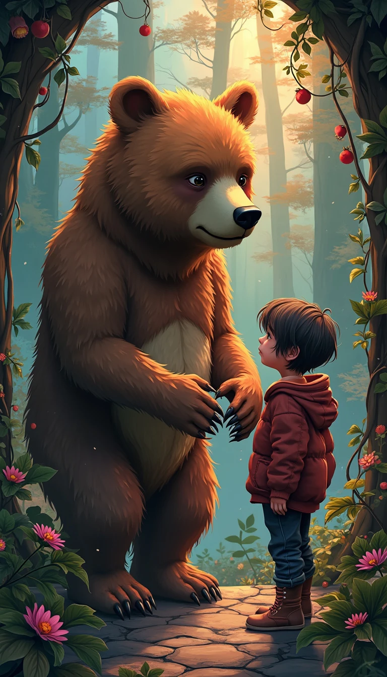 The story of the friendship between a bear and a... - FluxPro.art